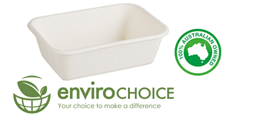 ENVIROCHOICE NATURAL FIBRE RECT. CONTAINER 370ML picture