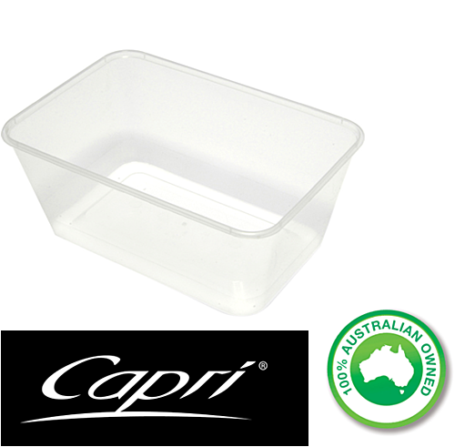 CAPRI 950ML/1000ML RECTANGLE CONTAINER (50/SLEEVE) picture