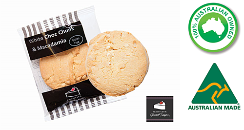 PRIESTLEY'S WHITE CHOC & MACADAMIA COOKIE GF picture