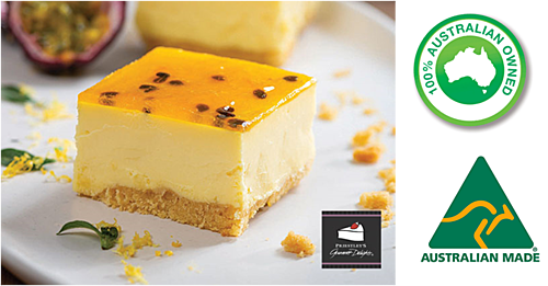 PRIESTLEY'S LEMON & PASSIONFRUIT CHEESECAKE SLICE 15 SLICES picture