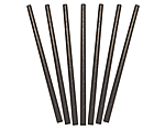 ENVIROCHOICE BLACK PAPER COCKTAIL STRAWS (250) picture