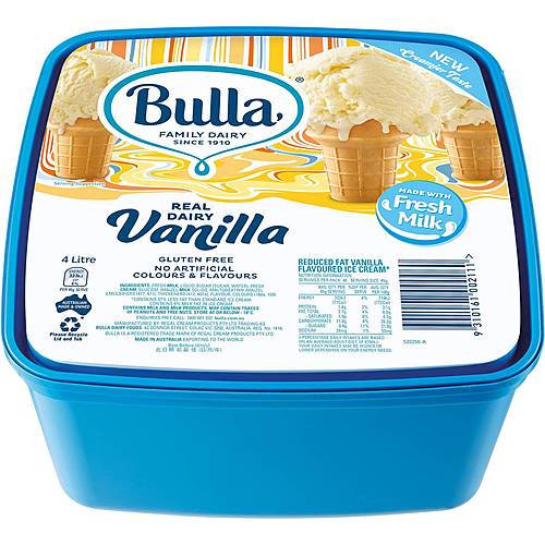 BULLA  4L VANILLA ICE-CREAM(4) G/F picture