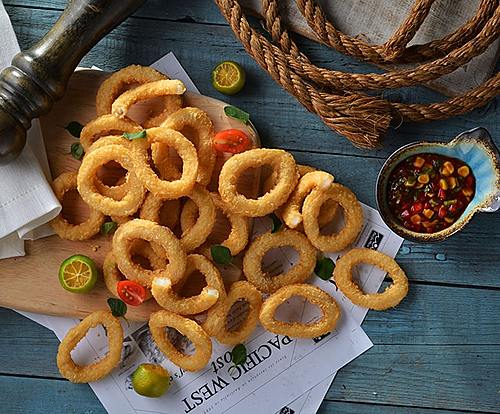 PACIFIC WEST TEMPURA SQUID RINGS 1KG (5) picture