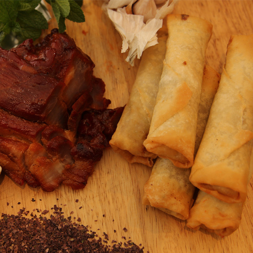 GOLDEN FAN BBQ PORK SPRING ROLL picture