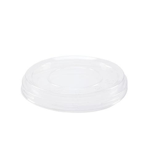 FLAT OUTSIDE LID FOR RPET DELI CONTAINERS (50) picture