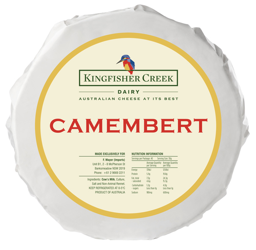 KINGFISHER CREEK CAMEMBERT 2KG (2 x 1KG) picture