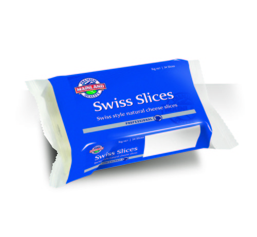 MAINLAND SWISS CHEESE SLICES 1KG GF picture