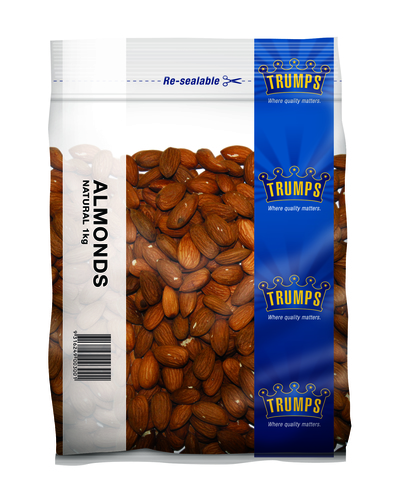 TRUMPS ALMONDS NATURAL 1KG (10) picture