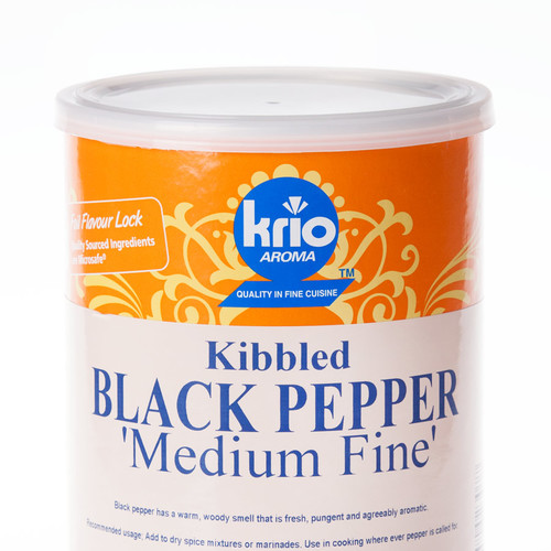 KRIO KRUSH PEPPER BLACK KIBBLED 500gm picture